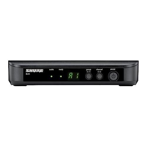 Shure BLX14/P31 UHF Wireless Microphone System - Perfect for Speakers, Performers, Presentations - 14-Hour Battery Life, 300 ft Range | Includes PGA31 Headset Mic, Single Channel Receiver