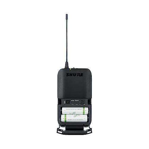 Shure BLX14/P31 UHF Wireless Microphone System - Perfect for Speakers, Performers, Presentations - 14-Hour Battery Life, 300 ft Range | Includes PGA31 Headset Mic, Single Channel Receiver