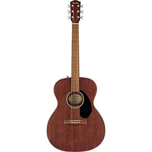 Fender CC-60S All-Mahogany Concert V2 Pack Acoustic Guitar, Natural, with Gig Bag and Accessories