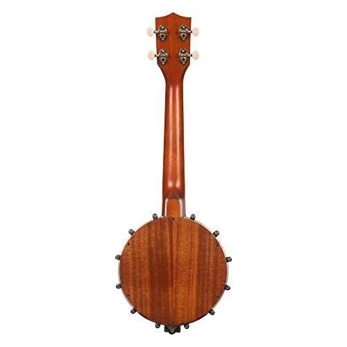 Kala Brand Music Co. Natural Mahogany Satin Concert Banjo Ukulele - Banjolele (KA-BNJ-MHG-C)