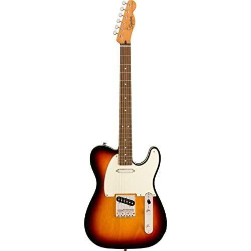 Squier Classic Vibe 60s Custom Telecaster Electric Guitar, 3-Color Sunburst, Laurel Fingerboard