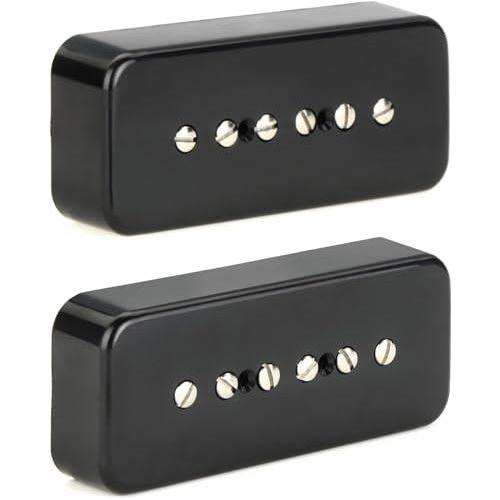 Seymour Duncan Vintage P90 Silencer Soapbar Guitar Pickup Set - Black