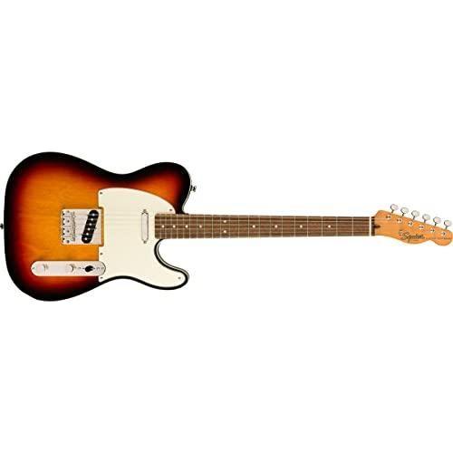 Squier Classic Vibe 60s Custom Telecaster Electric Guitar, 3-Color Sunburst, Laurel Fingerboard