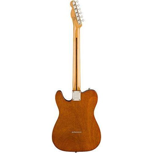 Squier Classic Vibe 60s Thinline Telecaster Electric Guitar, Natural, Maple Fingerboard