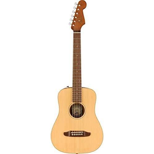 Fender Redondo Mini Acoustic Guitar, Sunburst, Maple Fingerboard, with Gig Bag