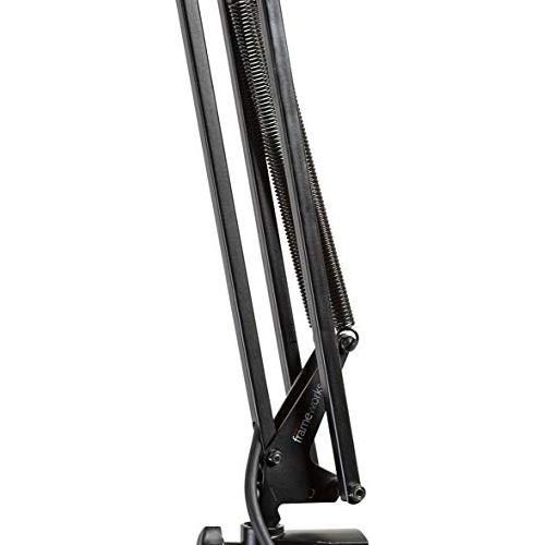 Gator Frameworks Deluxe Desk-Mounted Broadcast Microphone Boom Stand For Podcasts & Recording; Integrated XLR Cable (GFWBCBM3000)