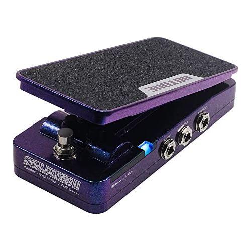 Hotone Wah Active Volume Passive Expression Guitar Effects Pedal Switchable Soul Press II 4 in 1 with Visible Guitar Effects Pedal