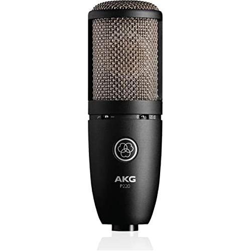 AKG Pro Audio P220 Vocal Condenser Microphone, Black, 6.00 x 8.00 x 12.00