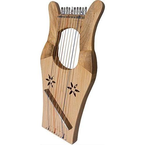 Mid-East Mini Kinnor Harp - Light - Walnut