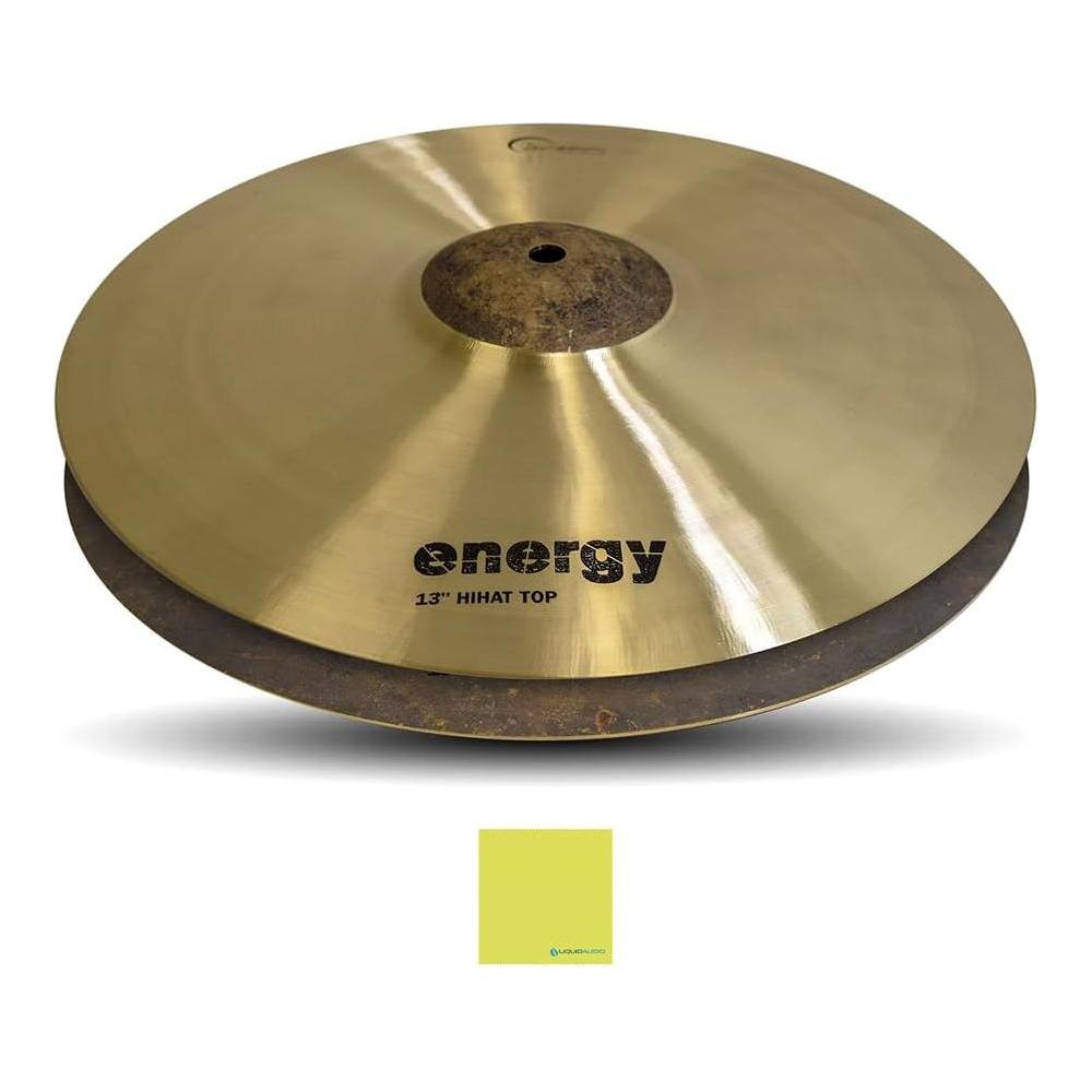 Dream Cymbals and Gongs EHH13 Energy Hi Hat 13" Cymbal Bundle w/Liquid Audio Polishing Cloth