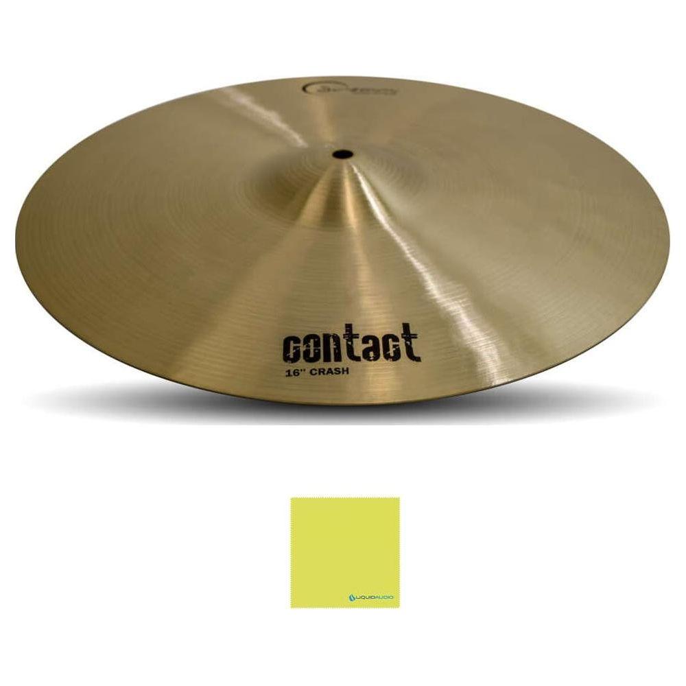 Dream Cymbals and Gongs C-CR16 Contact Crash 16" Cymbal Bundle w/Liquid Audio Polishing Cloth