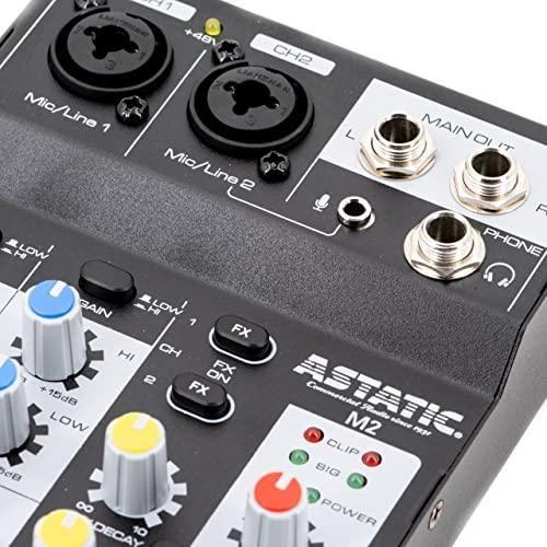 CAD Audio MXU4-FX 4 Channel Mixer with USB Interface and Digital Effects , Black