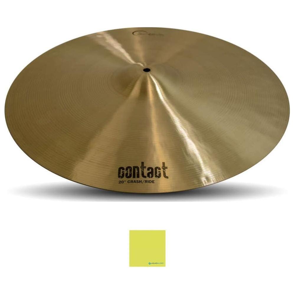 Dream Cymbals and Gongs C-CRRI20 Contact Crash/Ride 20" Cymbal Bundle w/Liquid Audio Polishing Cloth