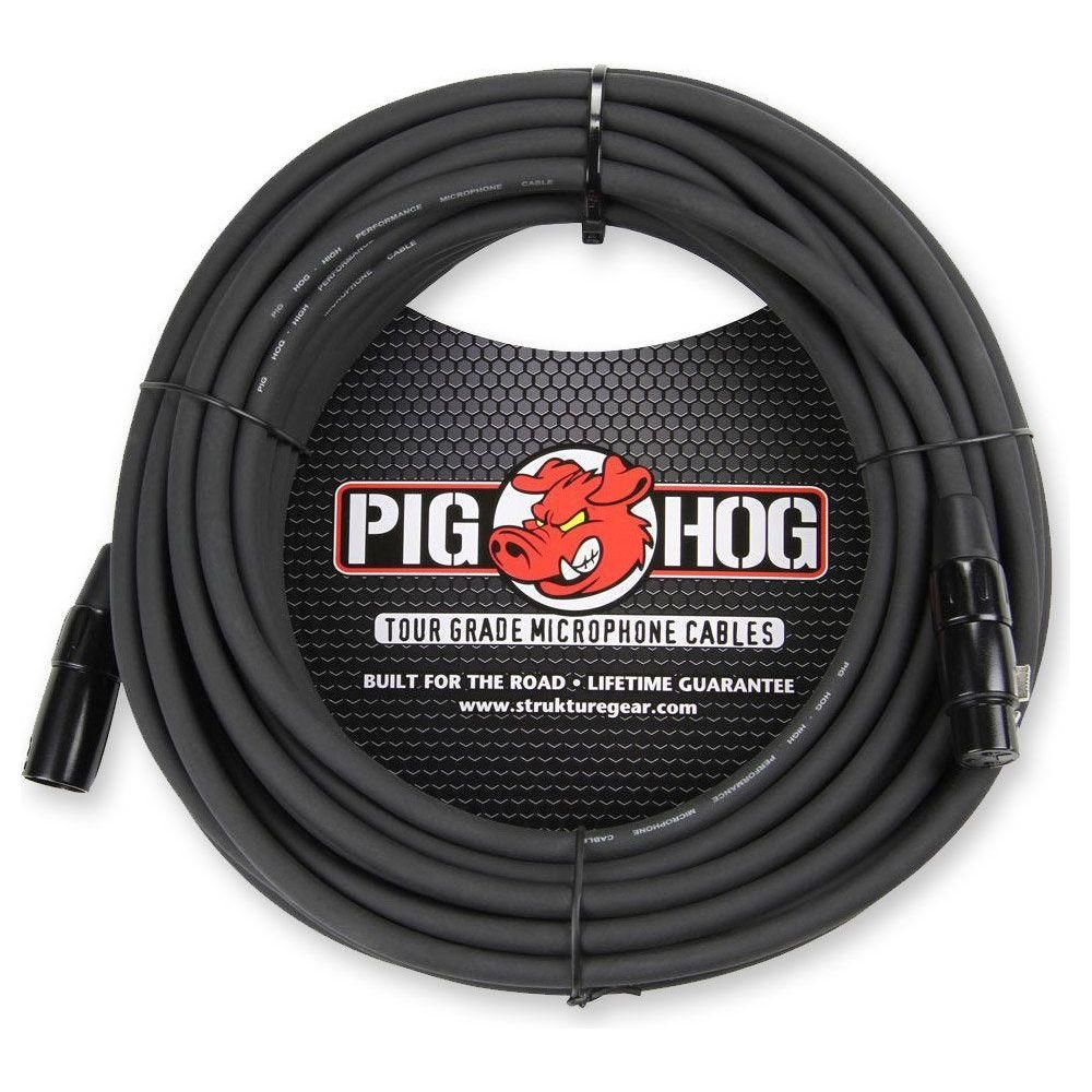 Pig Hog PHM50 8mm Tour Grade XLR Mic Cable - 50ft (2 Pack)